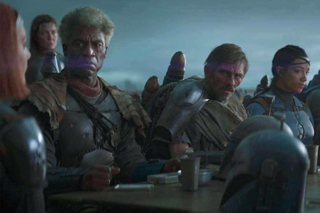 Charles Purnell and Charles Baker in Star Wars: The Mandalorian Season 3