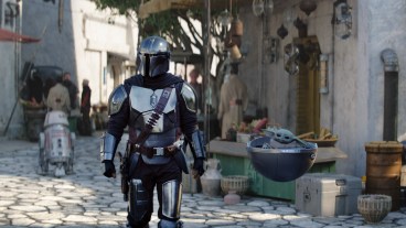 Din Djarin and Grogu in Star Wars: The Mandalorian Season 3