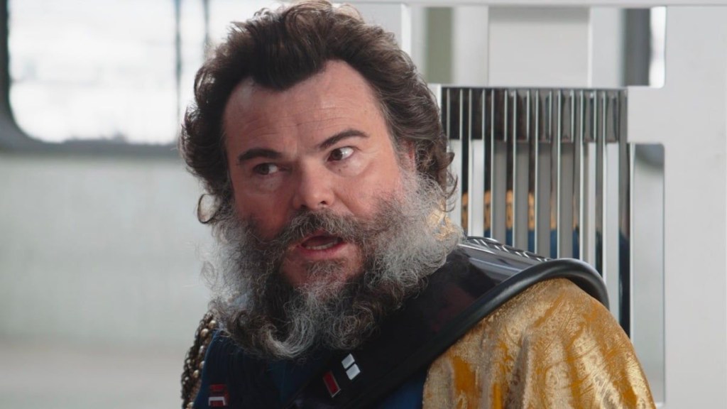 Jack Black as Captain Bombardier in Star Wars: The Mandalorian Season 3