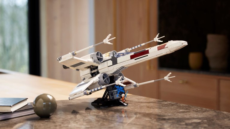 Luke Skywalker's X-wing in LEGO
