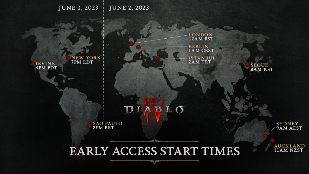 Diablo 4 Early Access Release Time