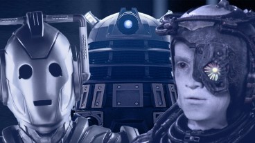 Cyberman, Dalek and Borg from Doctor Who and Star Trek