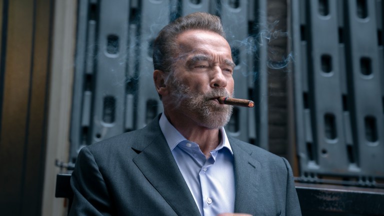 Fubar. Arnold Schwarzenegger as Luke Brunner in episode 101 of Fubar.
