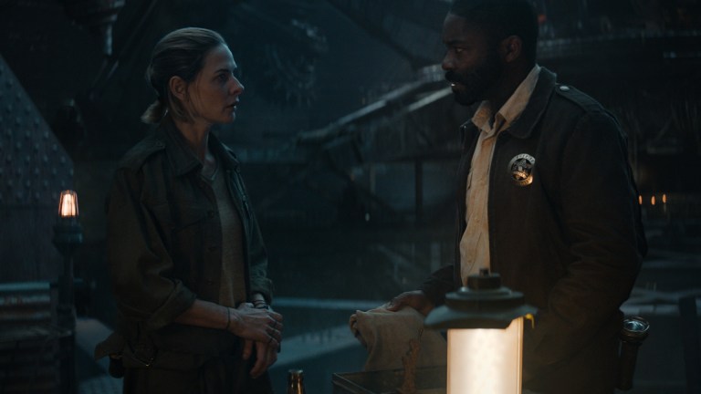 Rebecca Ferguson and David Oyelowo in Silo