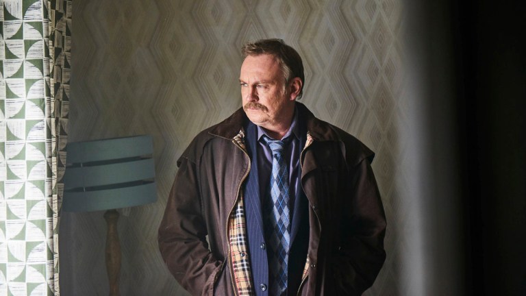 Philip Glenister as DCI Paul Bethell in BBC One's Steeltown Murders