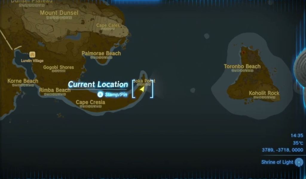 Tears of the Kingdom Eventide Island Map