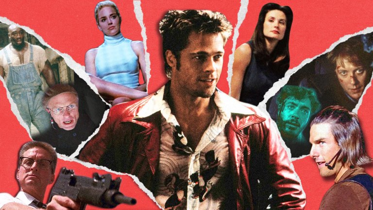 Collage of 90s Movie Characters