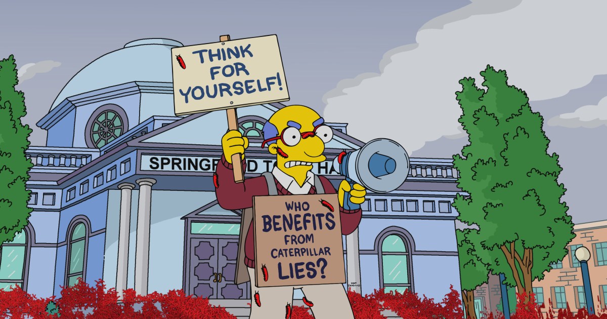 The Simpsons' COVID Episode Combines Caterpillars and Rob Lowe | Den of ...
