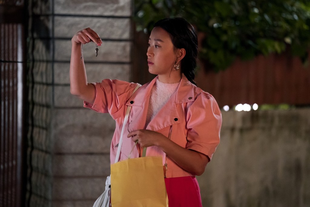 XO, Kitty. Gia Kim as Yuri in episode 105 of XO, Kitty. Cr. Park Young-Sol/Netflix © 2023