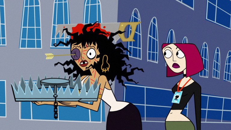 Cleopatra and Joan of Arc in Clone High