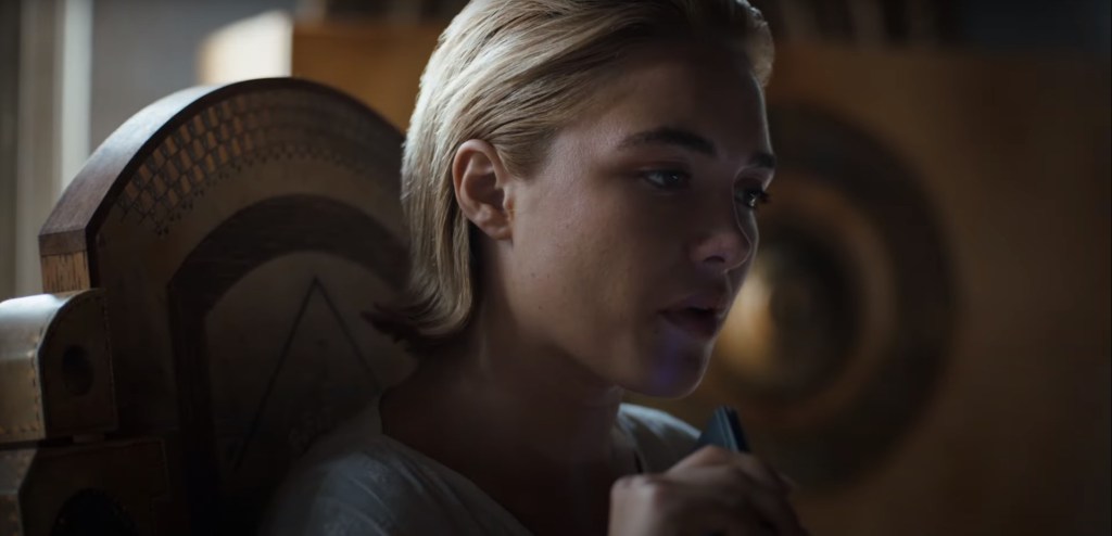 Florence Pugh as Princess Irulan in Dune 2
