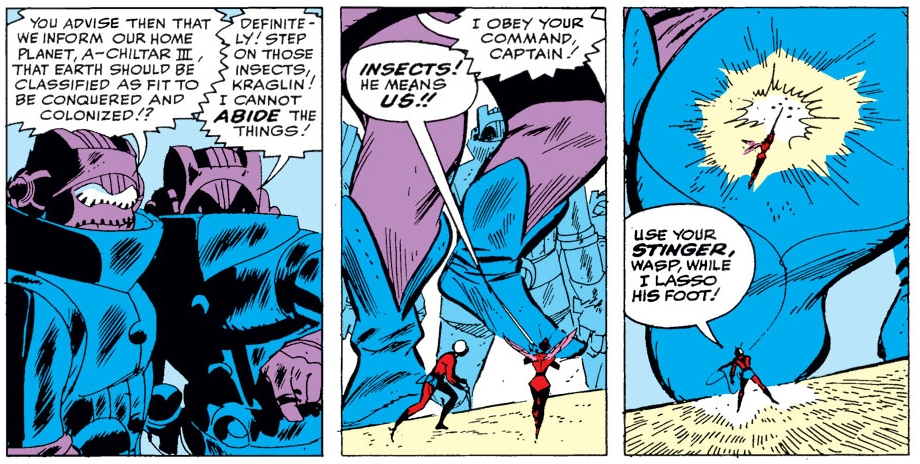 Kraglin in Marvel Comics (art by Jack Kirby)
