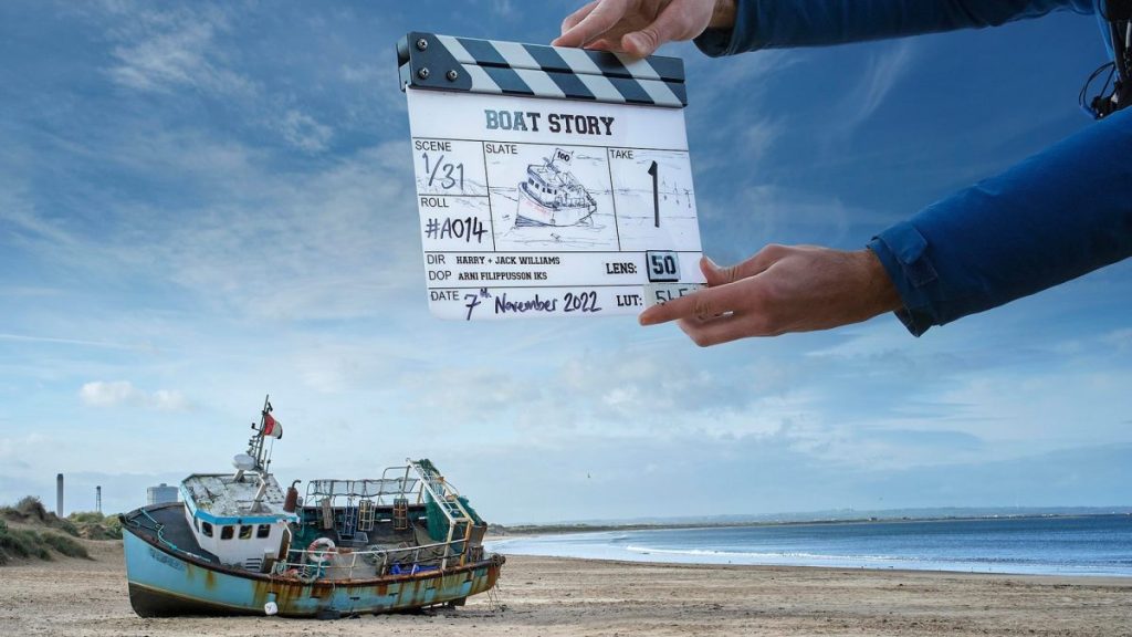 Boat Story being filmed for the BBC