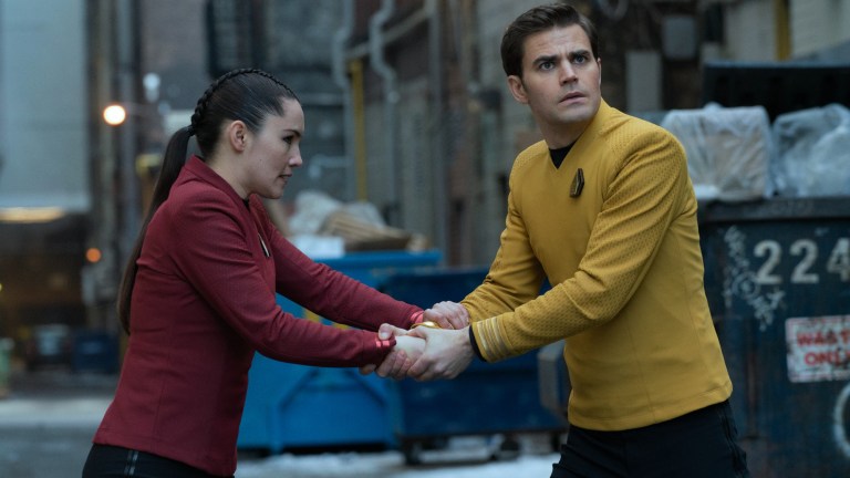 Kirk and La'an in Star Trek: Strange New Worlds Season 2