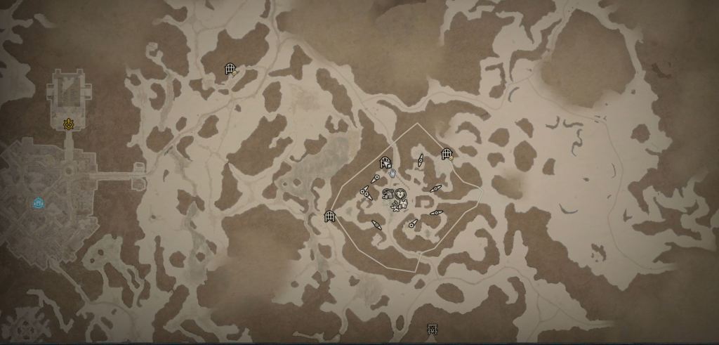 Diablo 4 Anica's Claim Map Location