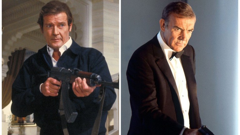 Roger Moore vs Sean Connery as 007