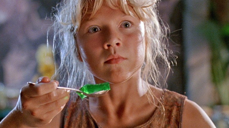 Lex and jello in Jurassic Park