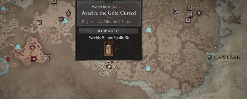 Diablo 4 World Boss notification