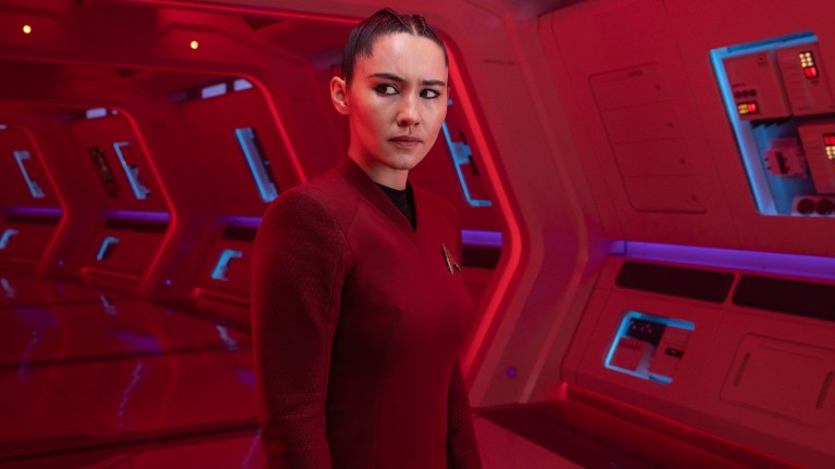 Christina Chong as La'an in Star Trek: Strange New Worlds