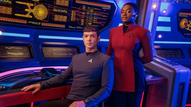 Spock and Uhura in Star Trek: Strange New Worlds Season 2