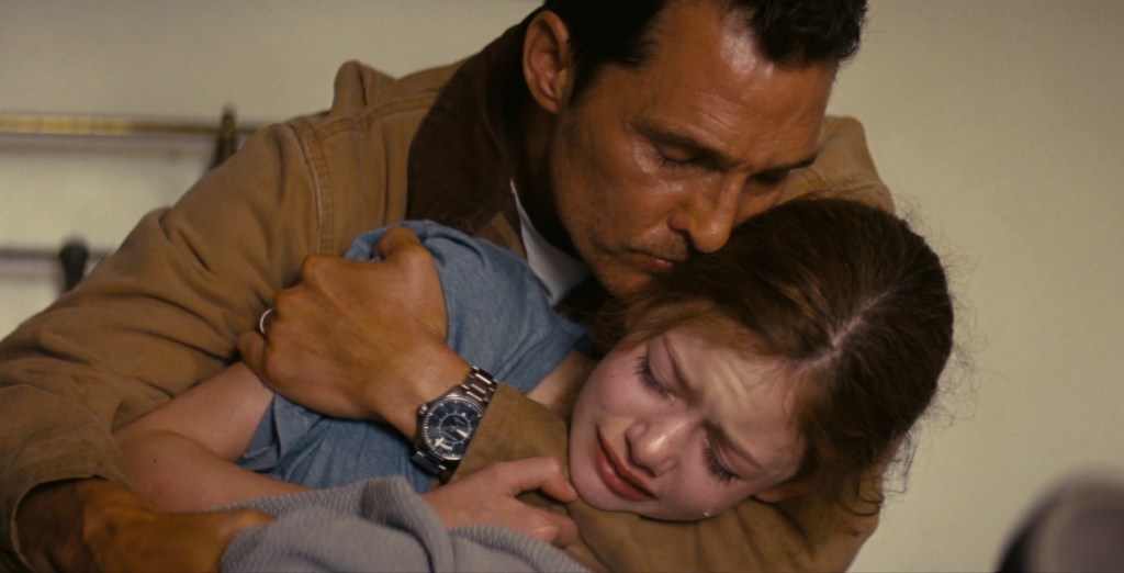 Cooper and Murph in Interstellar