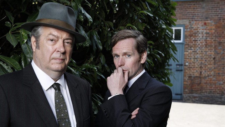 Roger Allam and Shaun Evans in Endeavour series 9 (key art)