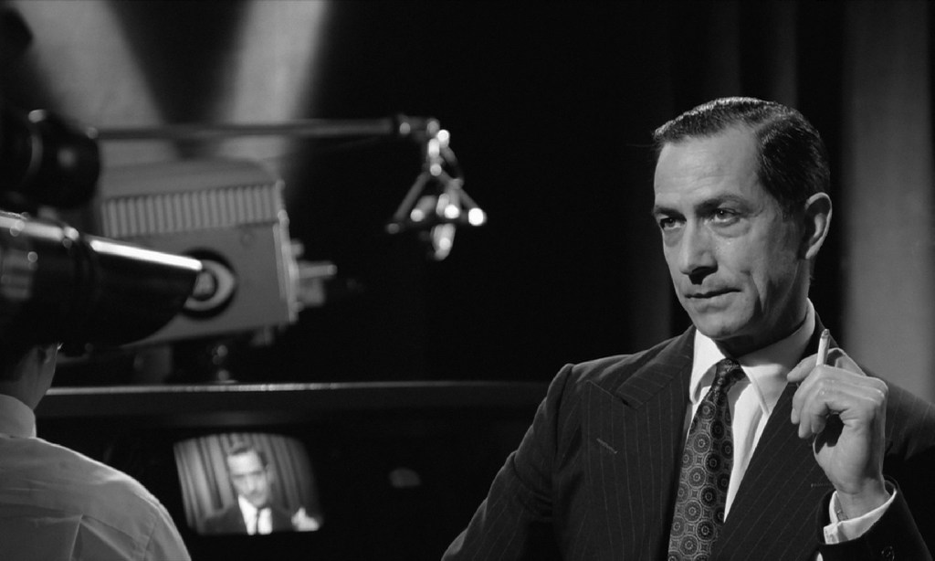 David Strathairn as Edward R. Murrow in Goodnight and Good Luck