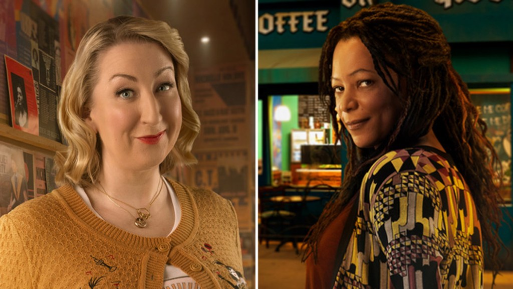 Good Omens season 2 Nina Sosanya and Maggie Service