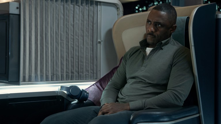 Idris Elba in "Hijack," now streaming on Apple TV+.