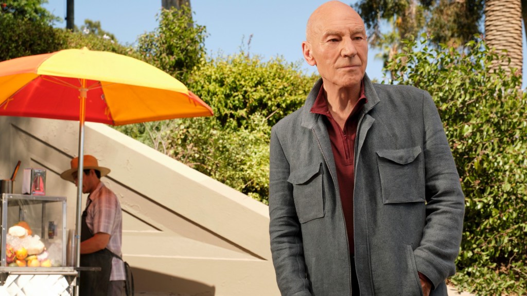 Pictured: Sir Patrick Stewart as Picard of the Paramount+ original series STAR TREK: PICARD. Photo Cr: Trae Patton/Paramount+ ©2022 ViacomCBS. All Rights Reserved.
