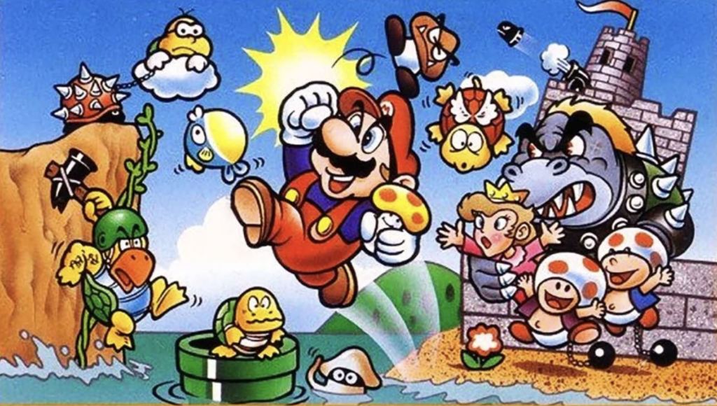 Portada de Super Mario Bros. Famicom