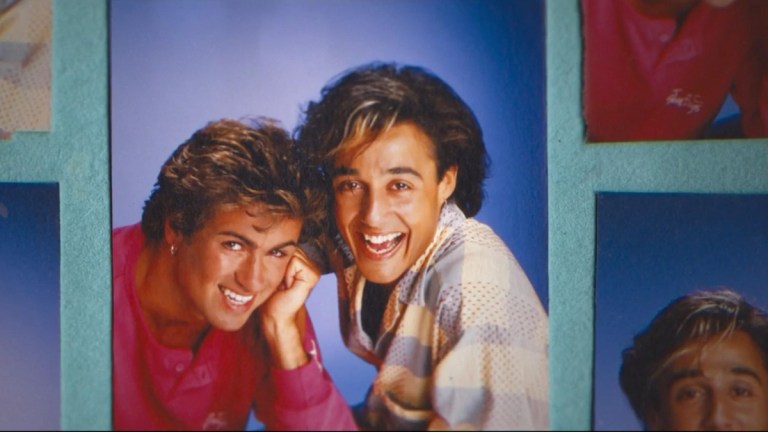 George Michael and Andrew Ridgeley in Netflix documentary WHAM!