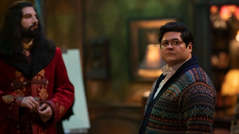 Harvey Guillén as Guillermo de la Cruz in What We Do in the Shadows season 5 episode 5.