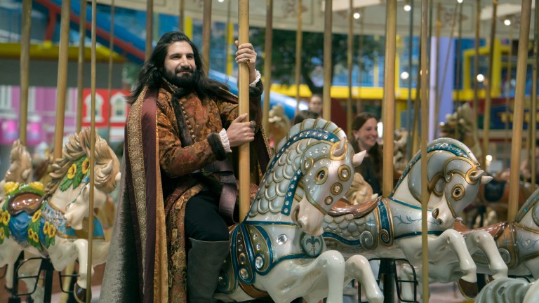 “WHAT WE DO IN THE SHADOWS” -- “The Mall” -- Season 5, Episode 1 (Airs July 13) — Pictured: Kayvan Novak as Nandor.