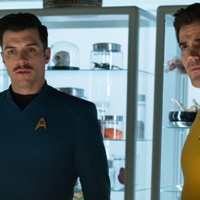 Jim and Sam Kirk in Star Trek: Strange New Worlds
