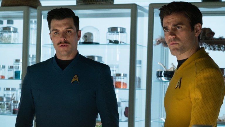 Jim and Sam Kirk in Star Trek: Strange New Worlds