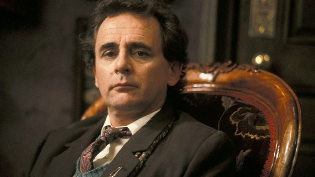 Sylvester McCoy in Doctor Who Ghost Light BBC promo image