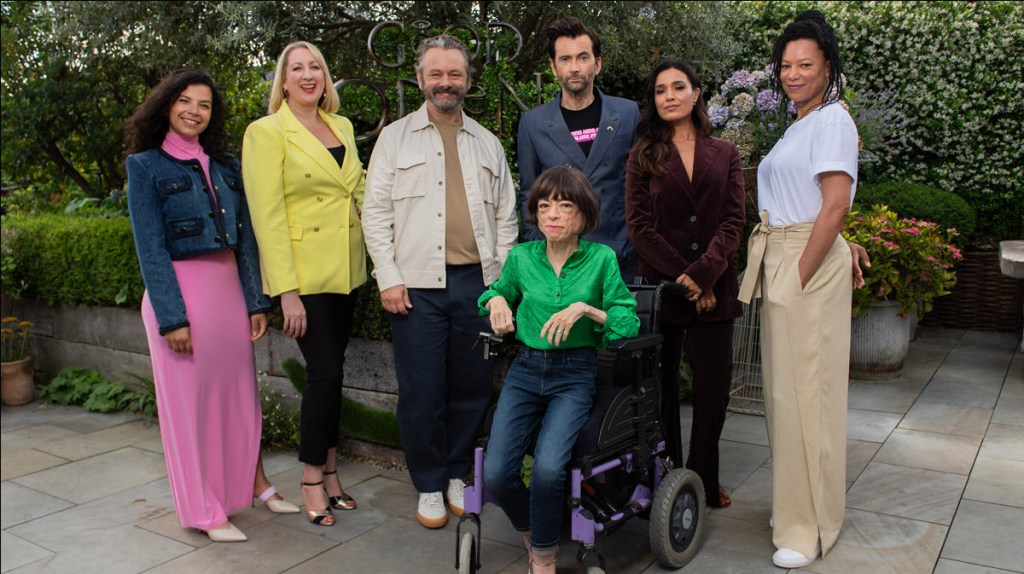 The press day cast of Good Omens season 2