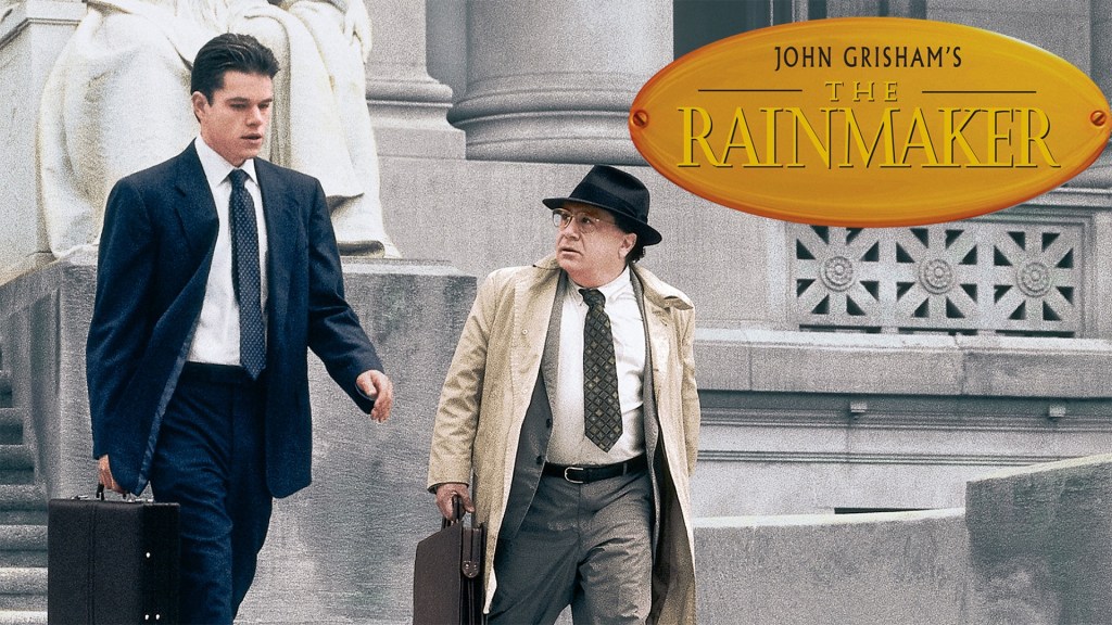 Matt Damon and Danny DeVito in The Rainmaker
