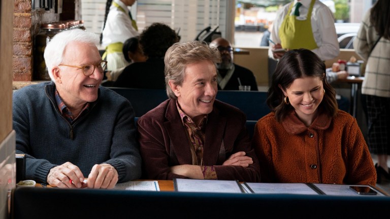 Steve Martin, Martin Short, and Selena Gomez in Only Murders in the Building season 2