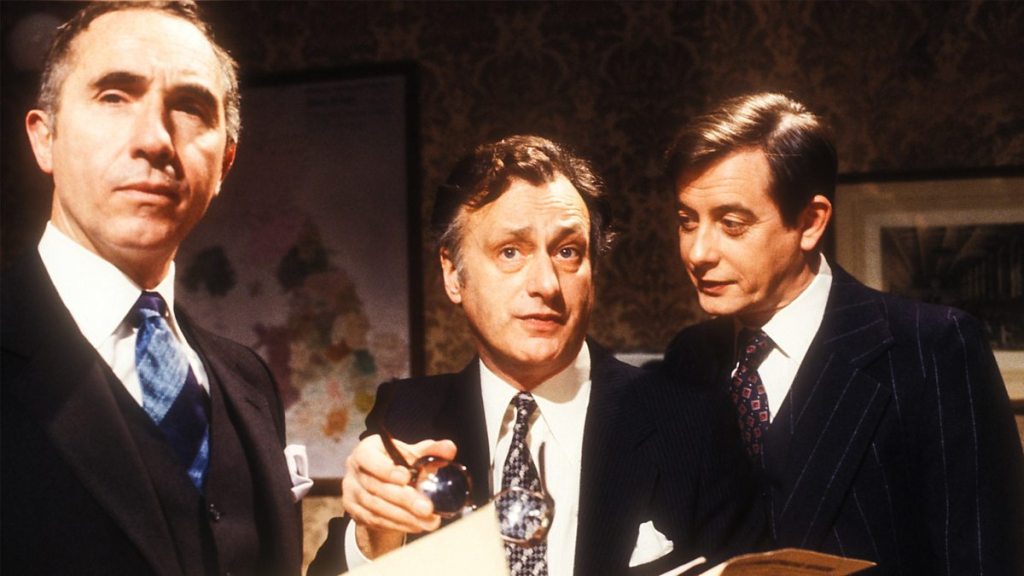 The cast of Yes, Minister (BBC Two)