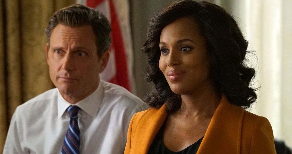 Tony Goldwyn and Kerry Washington in Scandal