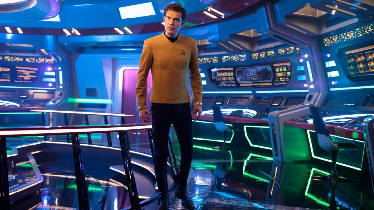 Paul Wesley as Jim Kirk in Star Trek: Strange New Worlds