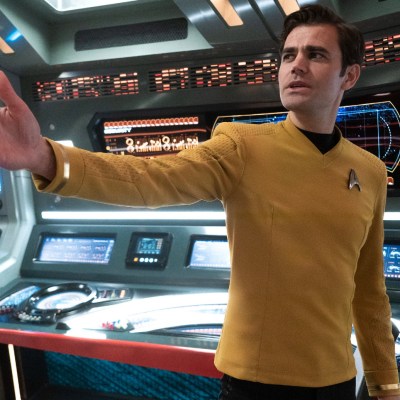 Paul Wesley as Kirk in Star Trek: Strange New Worlds Season 2