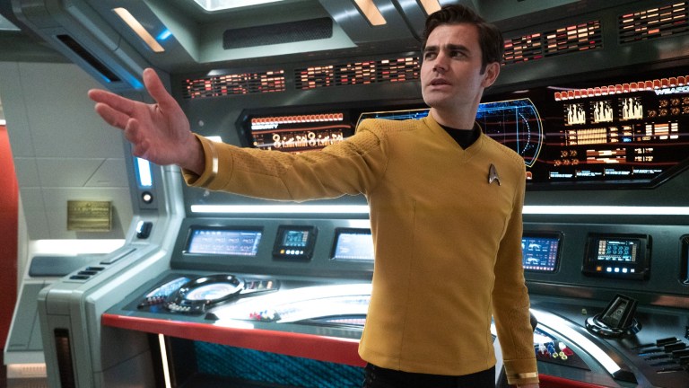 Paul Wesley as Kirk in Star Trek: Strange New Worlds Season 2