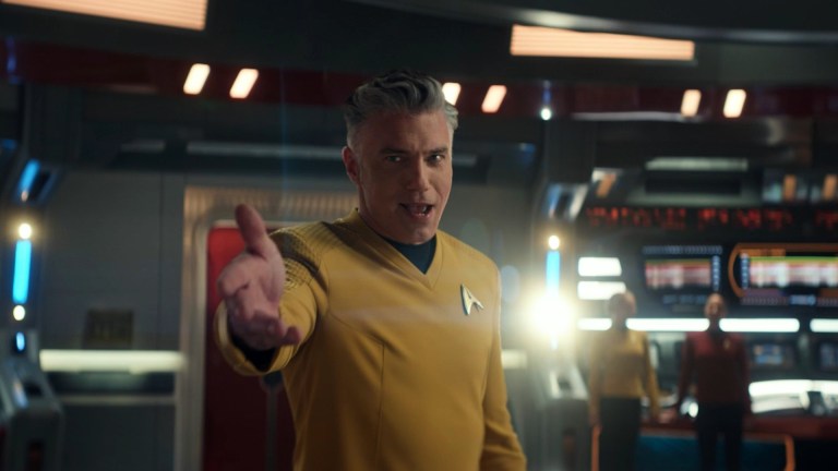 Anson Mount as Captain Pike in Star Trek: Strange New Worlds Season 2