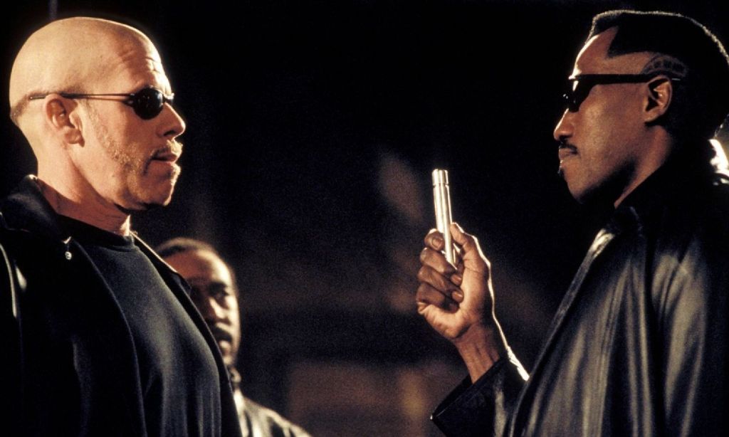 Wesley Snipes and Ron Perlman in Blade II