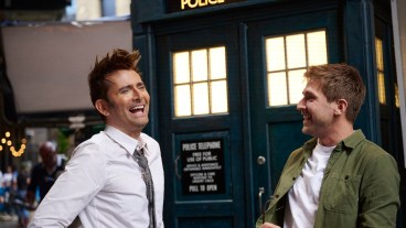 David Tennant and Steffan Powell in Doctor Who Unleashed