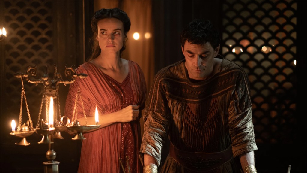 Livia and Augustus in Domina season 2