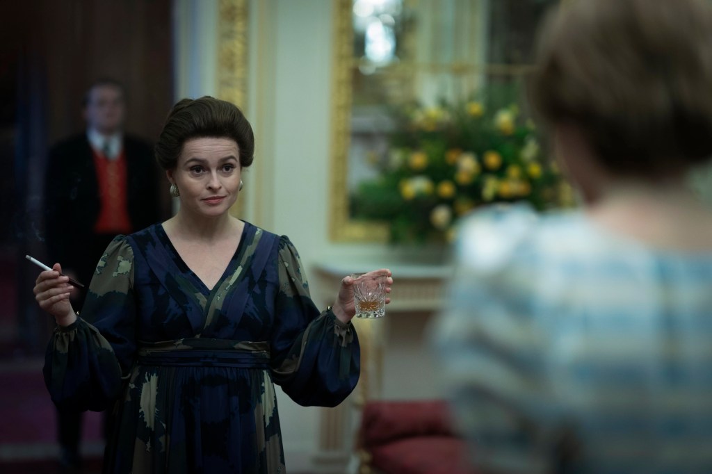 Helena Bonham Charter in The Crown